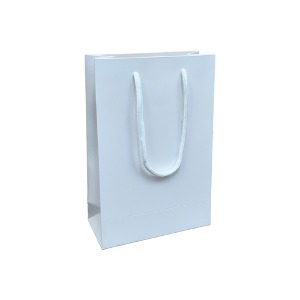[보석쇼핑백]흰색 코팅7호 흰색끈(150×70×230)100매